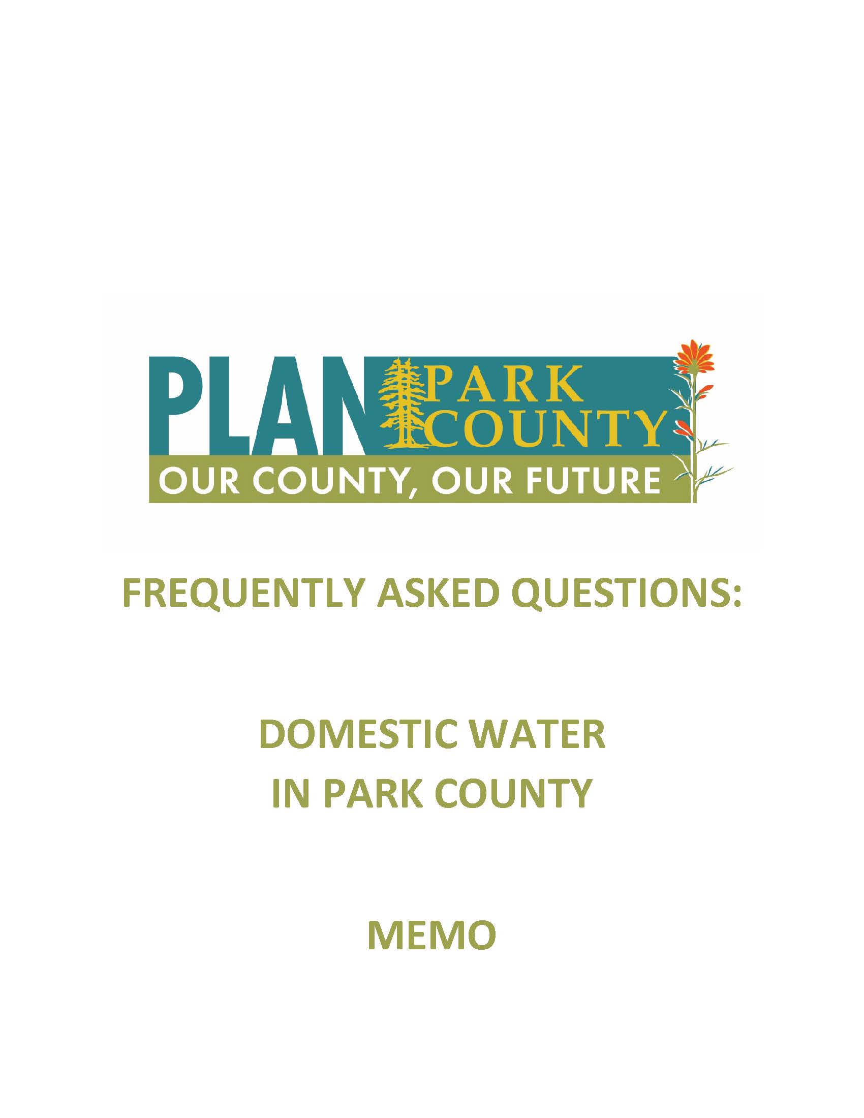 Project Documents Park County Wyoming